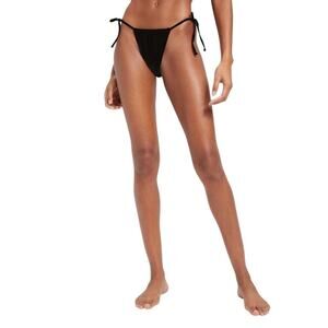 Good American ALWAYS FITS TINY TIES BIKINI BOTTOM, Size 00/0(XS)